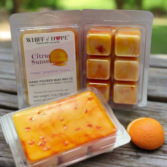 Citrus Sunset Wax Melts - Whiff of Hope