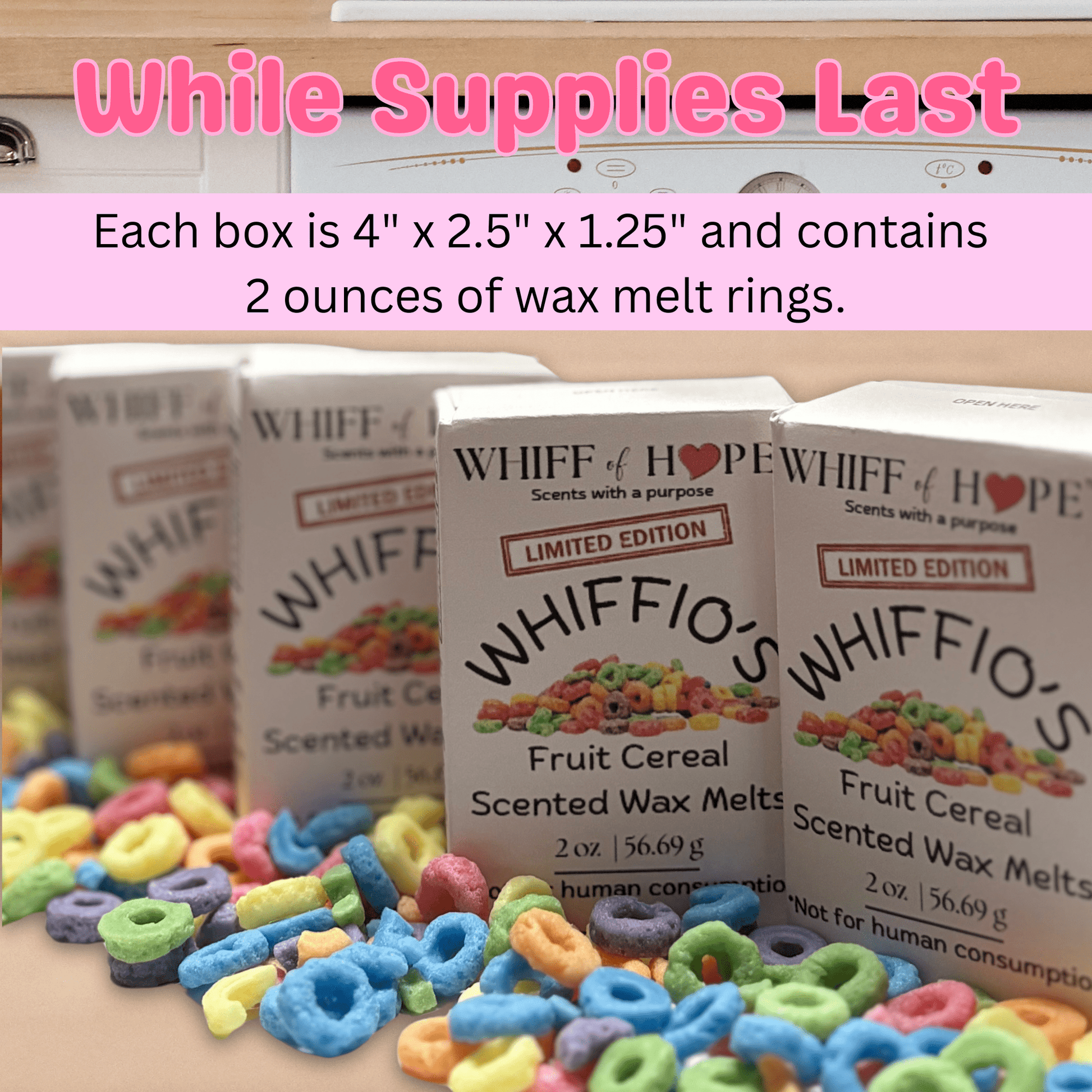 Whiffio's Fruit Cereal Wax Melts - LIMITED EDITION! - Whiff of Hope